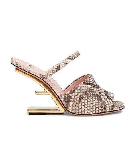 fendi shoes pink leather sandals|discounted fendi sandals.